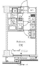 ALTERNA清澄白河 (オルタナ清澄白河) 302 間取り図