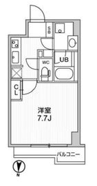 ALTERNA清澄白河 (オルタナ清澄白河) 407 間取り図