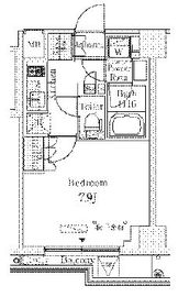 ALTERNA清澄白河 (オルタナ清澄白河) 105 間取り図