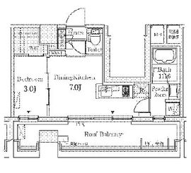 ALTERNA清澄白河 (オルタナ清澄白河) 604 間取り図