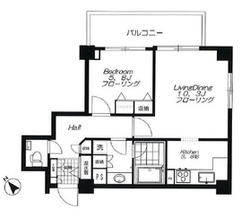 代官山アドレス ジ・アネックス 2階 間取り図