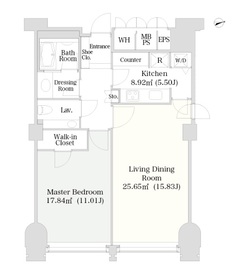 ラ・トゥール千代田 2304 間取り図