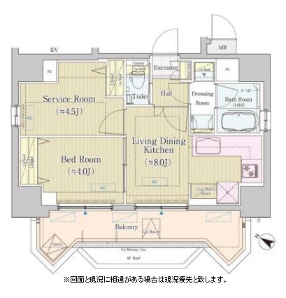 ラヴィラント御茶ノ水 601 間取り図