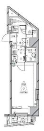 リクレイシア西麻布 1-403 間取り図