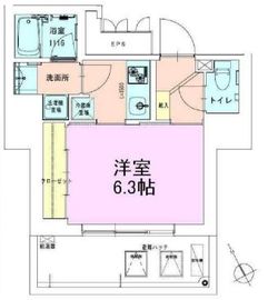 門前仲町レジデンス壱番館 401 間取り図