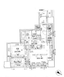 パークホームズ日本橋浜町二丁目ローレルアイ 12階 間取り図