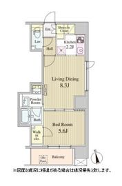 ミュール白金 501 間取り図