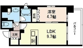 エスティメゾン森下 604 間取り図