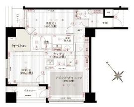 アヴァンティーク銀座2丁目 6階 間取り図