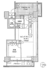 ブリリアイスト東雲キャナルコート 532 間取り図