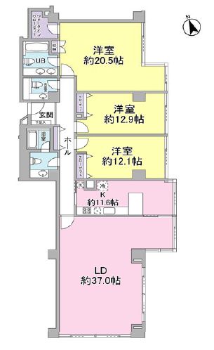 麻布マナー 101 間取り図