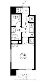 プライムアーバン田町 804 間取り図