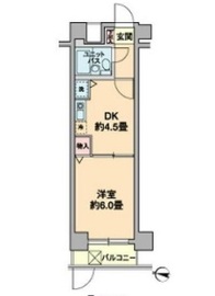 カスタリア新宿7丁目 302 間取り図