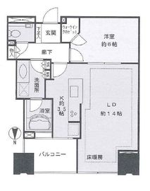 シティタワーズ豊洲ザ・ツイン ノースタワー 30階 間取り図