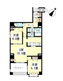 渋谷神山町レジデンス 302 間取り図