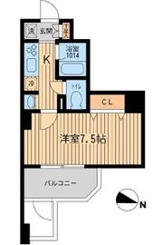 KDXレジデンス幡ヶ谷 401 間取り図