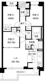 エスティメゾン巣鴨 405 間取り図