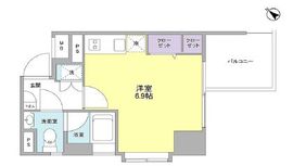 リバーレ月島 307 間取り図