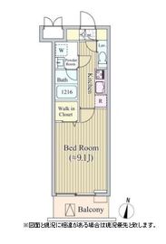 アリビオ西麻布 802 間取り図