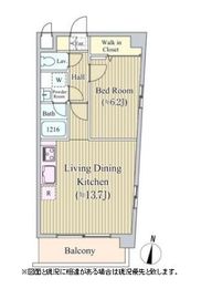 アリビオ西麻布 305 間取り図