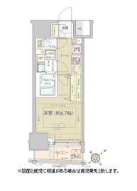 レビスタ白金高輪 602 間取り図