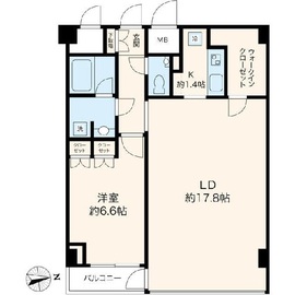 ボルト恵比寿Dual‘s 404 間取り図