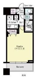 コンシェリア西新宿タワーズウエスト 7階 間取り図