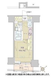 レビスタ白金高輪 1502 間取り図