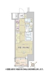 レビスタ白金高輪 404 間取り図