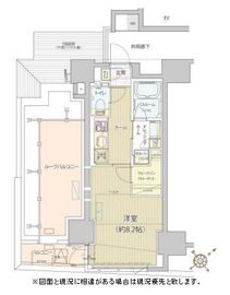 レビスタ白金高輪 601 間取り図