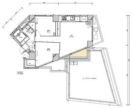 モアリッシェル東新宿 501 間取り図