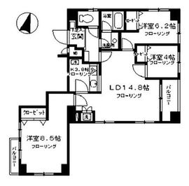 KDXレジデンス日本橋浜町 201 間取り図