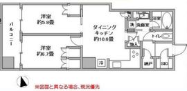 富久クロスグリーンレジデンス 4階 間取り図