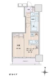 エスティメゾン錦糸町2 1203 間取り図