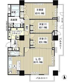 パーク・アヴェニュー神南 1103 間取り図