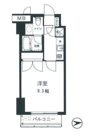 ヒルサイド御殿山 802 間取り図