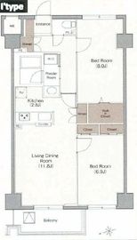 ベラカーサ広尾 212 間取り図