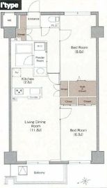 ベラカーサ広尾 212 間取り図