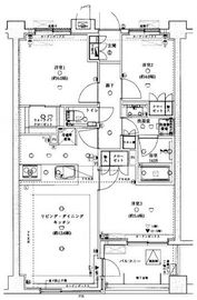 プレシス市谷台町坂 2階 間取り図