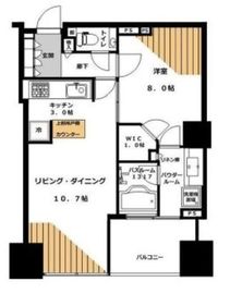 シティタワーズ豊洲ザ・ツイン サウスタワー 34階 間取り図