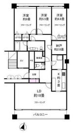 広尾ホームズ 3階 間取り図