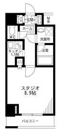 レジディア九段下 402 間取り図