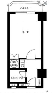 飯倉ヒルズ 6階 間取り図