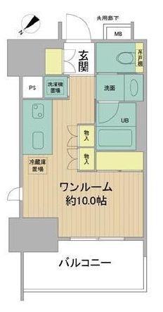 ザ・パークハウスアーバンス中目黒 2階 間取り図