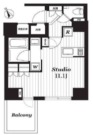 オープンレジデンシア銀座二丁目 10階 間取り図