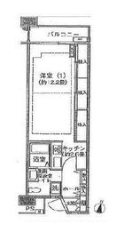 シティコート目黒 3-303 間取り図