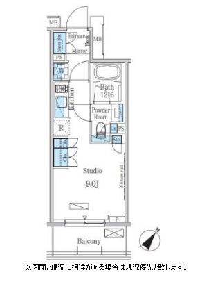 パークアクシス渋谷神山町 204 間取り図