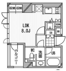 アーデン木場 501 間取り図