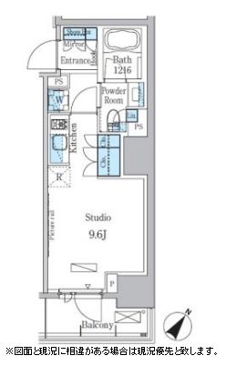 パークアクシス渋谷神山町 205 間取り図