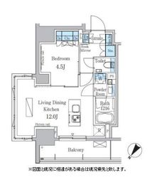 パークアクシス渋谷神山町 201 間取り図